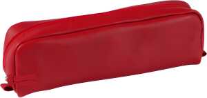 Clairefontaine Schlamperm Leder 21x4x6 rot