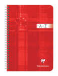 Clairefontaine Registerbuch PP Spirale kar A5 50Bl
