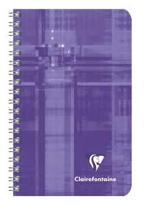 Clairefontaine Spiralheft 7.5x12 blanco 50Bl