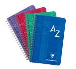 Clairefontaine Registerbuch PP Spir kar 7,5x12 50Bl