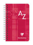 Clairefontaine Registerbuch PP Spir kar 7,5x12 50Bl