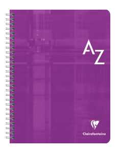 Clairefontaine Registerbuch PP Spir kar 17x22 90Bl