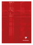 Clairefontaine Notizbuch A4 96Bl kar. sort. CLAIREFONTAINE 9042C