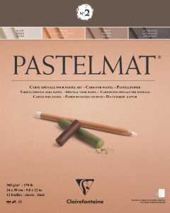 Clairefontaine Pastelmat N°2 24x30 360g 12Bl