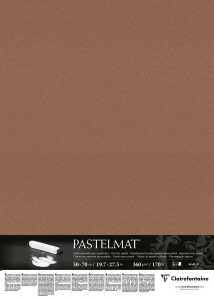 Clairefontaine Pastelmat 50x70 360g braun 5Bl