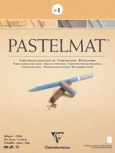 Clairefontaine Pastelmat N°1 18x24 360g 12Bl