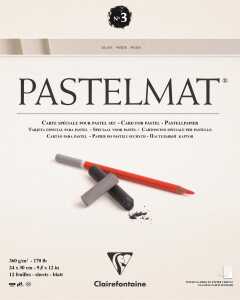Clairefontaine Pastelmat N°3 24x30 360g 12Bl