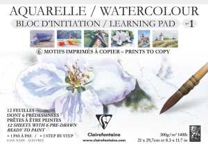 Clairefontaine Block Aquarell N°1 A4 12Bl 300g