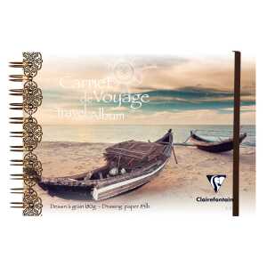 Clairefontaine Reisealbum A5 180g 30Bl Strandhaus