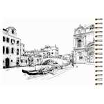 Clairefontaine Reisealbum 20x20cm 180g 30Bl Ballon