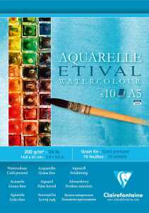 Clairefontaine Aquablock kopfs gel ETI 200g A5 10Bl