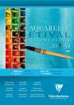 Clairefontaine Aquablock A4 kopfs gel ETI 200g 10Bl