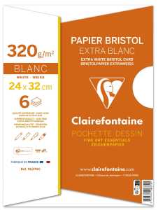 Clairefontaine Mappe Bristolkart 24x32