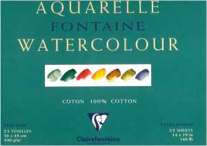 Clairefontaine Aquablo. Rauh FON 300g 36x48 25Bl