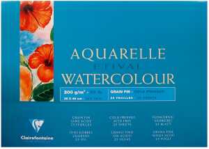 Clairefontaine Aquablo. FKorn ETI 200g 36x48 25Bl