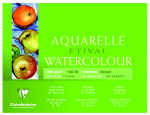 Clairefontaine Aquablo. Rauh ETI 300g 18x24 25Bl