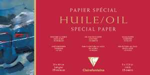 Clairefontaine Ölmalblock 20x40 240g 15Bg