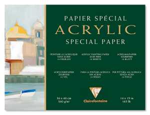 Clairefontaine Acrylblock 36x48 360g 10 Bl