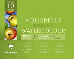 Clairefontaine Aquablock Rauh ETI 300g 24x30 10Bl