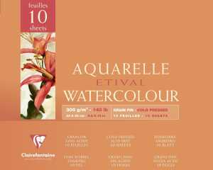 Clairefontaine Aquablock FKorn ETI 300g 24x30 10Bl