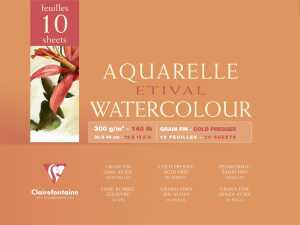 Clairefontaine Aquablock FKorn ETI 300g 30x40 10Bl