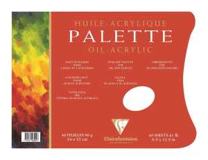 Clairefontaine Abreisspal Öl+Acryl 24x32 90g 40Bl