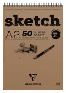 Clairefontaine Skizzenblock A2 90g 50Bl