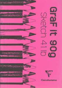 Clairefontaine Skizzenblock Graf it A3 80Bl sort