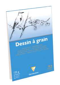 Clairefontaine Zeichenblock kopfs gel 27x36 125g 20Bl