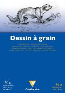 Clairefontaine Zeichenblock 29,7x42 20F 160g 20Bl