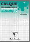 Clairefontaine Block Kalkp Mustervorl A3 92g 50Bl