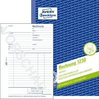 Zweckform 1230 Rechnung - A5, vorgelocht, 100 Blatt,...