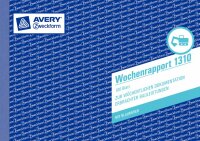 Zweckform 1310 Wochenrapport, DIN A5 quer, vorgelocht,...