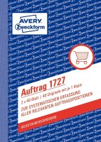 Zweckform 1727 Auftrag, DIN A6, selbstdurchschreibend, 2...