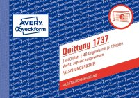 Zweckform 1737 Quittung MwSt. separat ausgewiesen - A6...