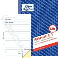 Zweckform 1775 Regiebericht, DIN A5,...