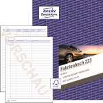 Avery Zweckform Fahrtenbuch 223 DIN A5 PKW blau 40 Bl.