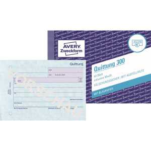 Quittung A6 quer, MP, 50 Blatt