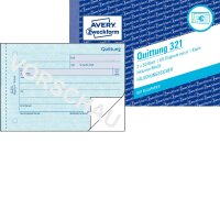 Zweckform 321 Quittung inkl. MwSt. - A6 quer, MP, BL,...