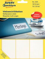 Zweckform 3329 Universal-Etiketten - 76 x 39 mm,...