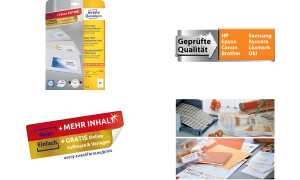 AVERY Zweckform Universal-Etiketten , 64,6 x 33,8 mm, weiß (7236172)