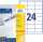 AVERY Zweckform Universal-Etiketten , 64,6 x 33,8 mm, weiß (7236172)