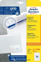 Zweckform 6173 Universal-Etiketten ultragrip - 70 x 37...