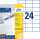 AVERY Zweckform Universal-Etiketten , 70 x 37 mm, weiß (7236173)