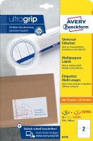 Zweckform 6176 Universal-Etiketten ultragrip - 210 x 148...