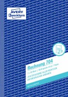 Zweckform 704 Rechnung, DIN A5, vorgelocht, 2 x 50 Blatt,...