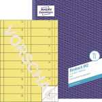 Avery Zweckform Bonbuch 842 DIN A4 2 x 50 Bl.