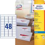 AVERY Zweckform Inkjet Adress-Etike tten, 45,7 x 21,2 mm (72479125)