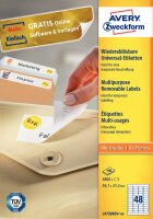 Zweckform L4736REV-100 Universal-Etiketten - 45,7 x 21,2...