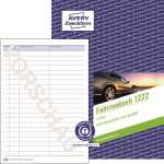 Avery Zweckform Fahrtenbuch 1222 DIN A5 PKW blau 32 Bl.